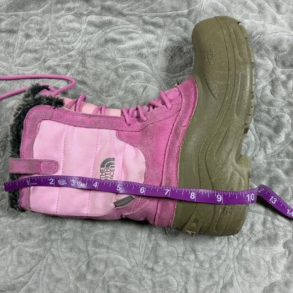 The North Face Kids Winter Boots Size 3 Pink Heat Seeker Tall Insulated